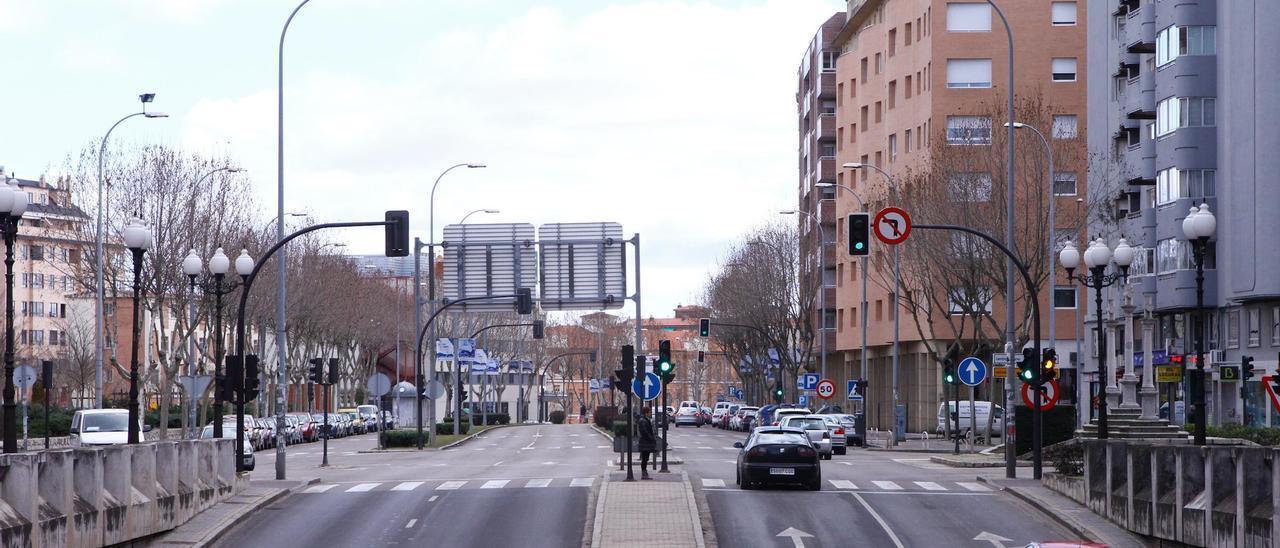 Paso de la autovía por Cardenal Cisneros