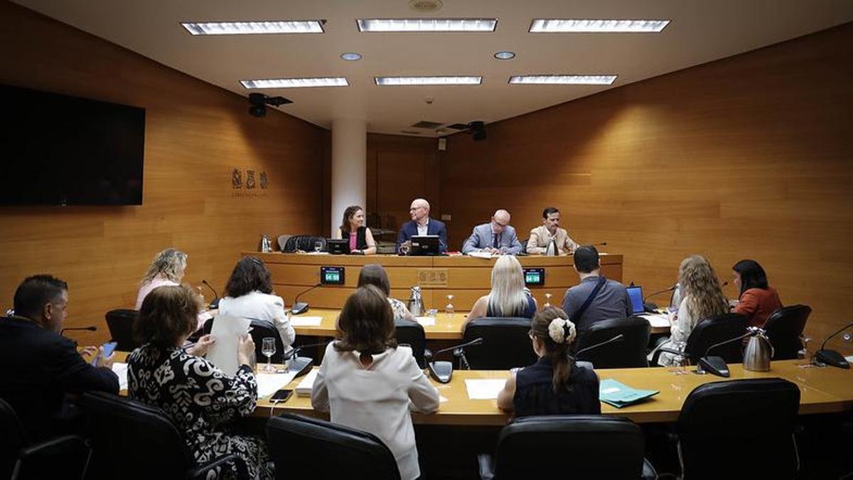 Comisión de Economía, Presupuestos y Hacienda en las Corts
