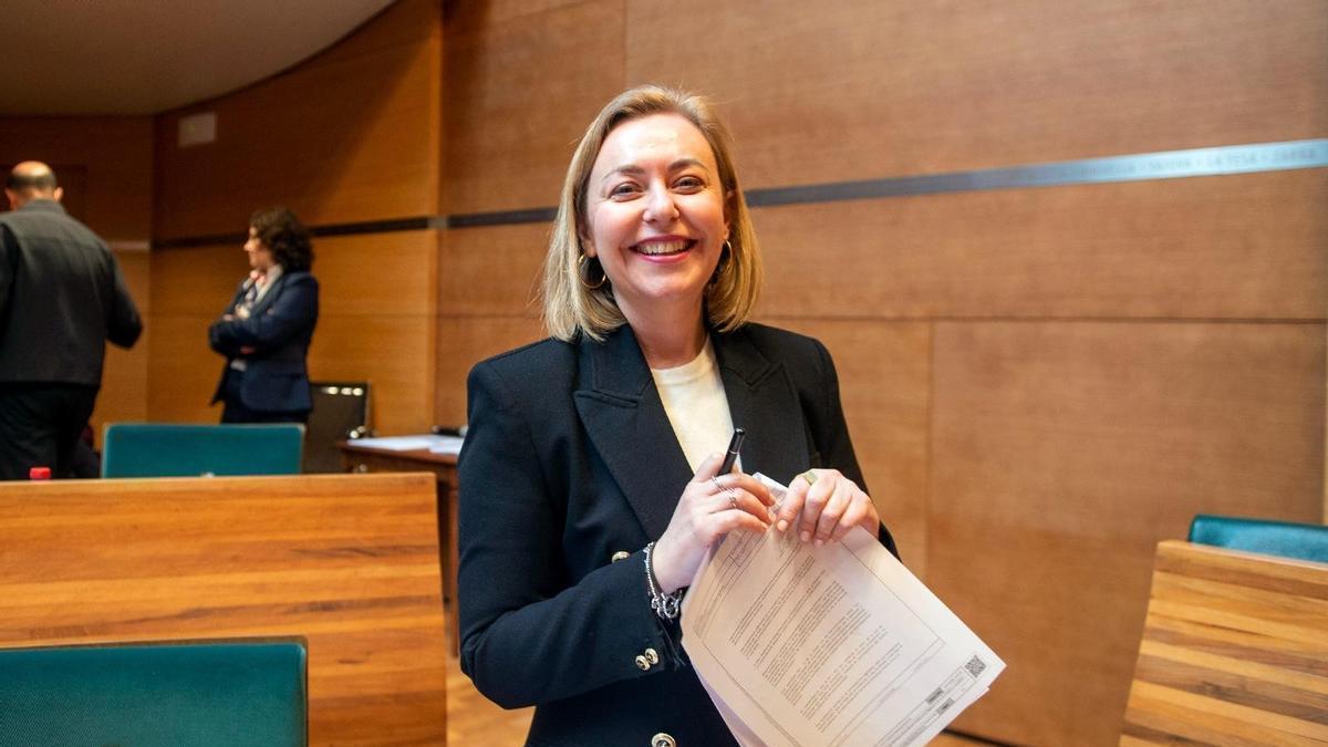 La vicepresidenta de la Diputació y regidora de Ontinyent, Natàlia Enguix.