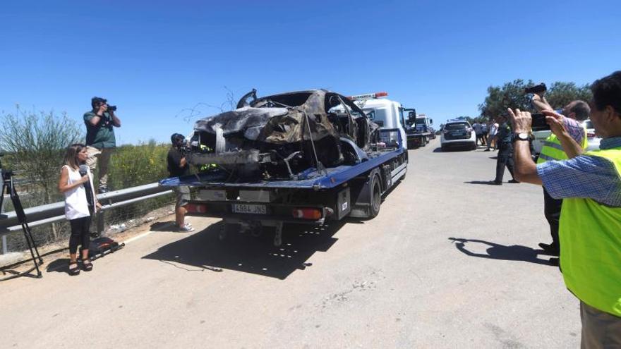 AsÃ­ quedÃ³ el vehÃ­culo en el que viajaba JosÃ© Antonio Reyes.