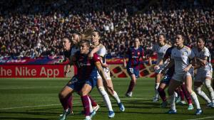 Partido del FC Barcelona frente al Real Madrid femenino
