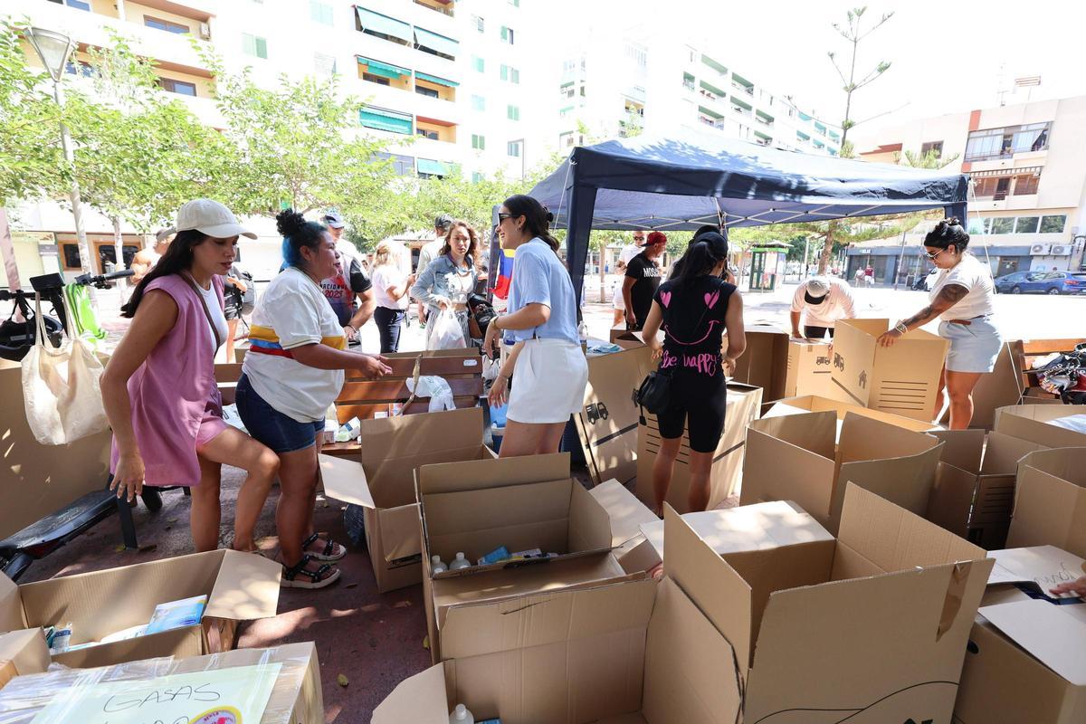 Galería: Recogida de donaciones en Ibiza para los damnificados por el terremoto en Venezuela