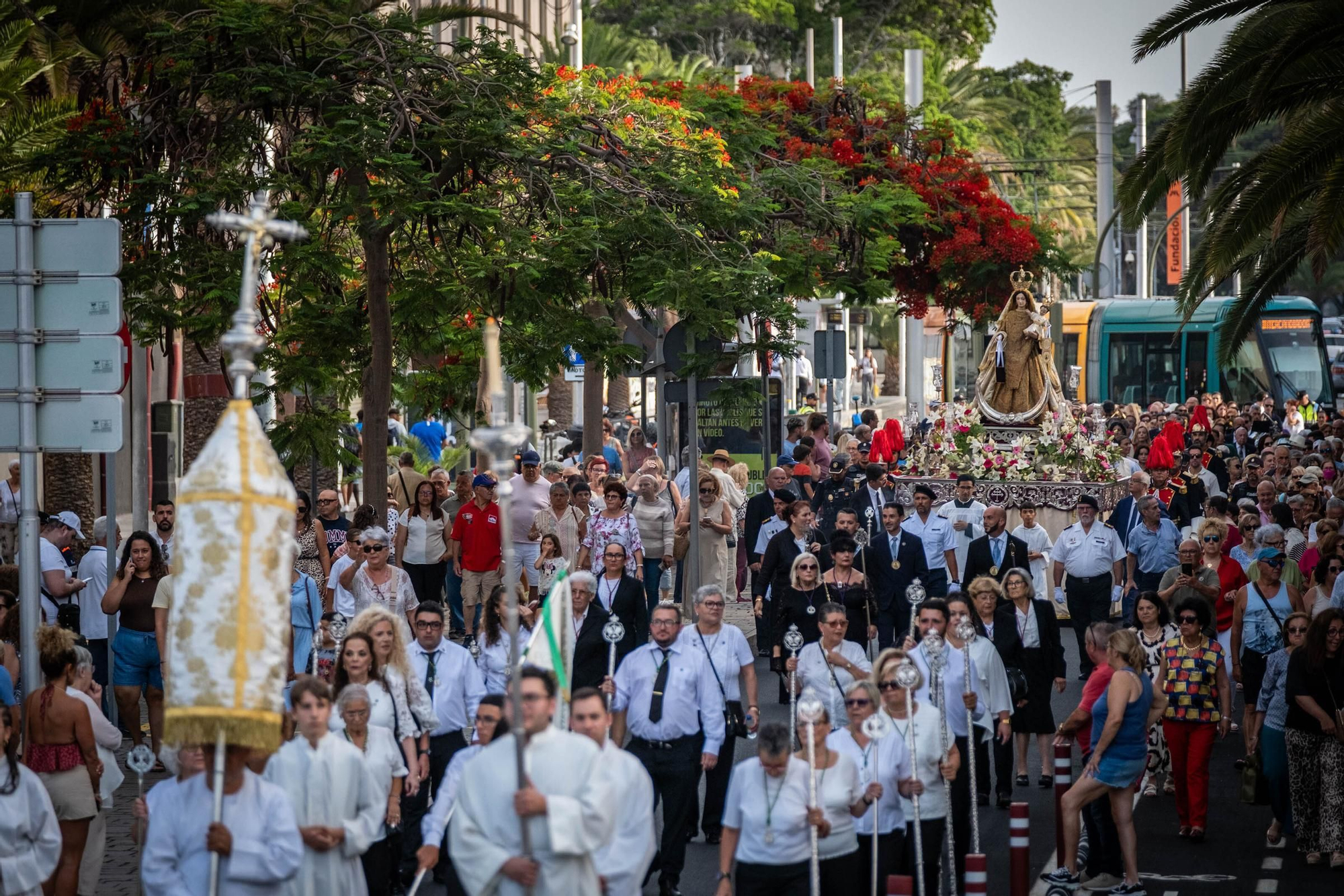 Procesión de la Virgen del Carmen en Santa Cruz de Tenerife