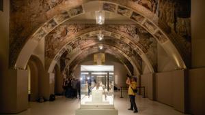 El grup d’experts que ha d’analitzar el trasllat de les pintures de Sixena exposades al MNAC