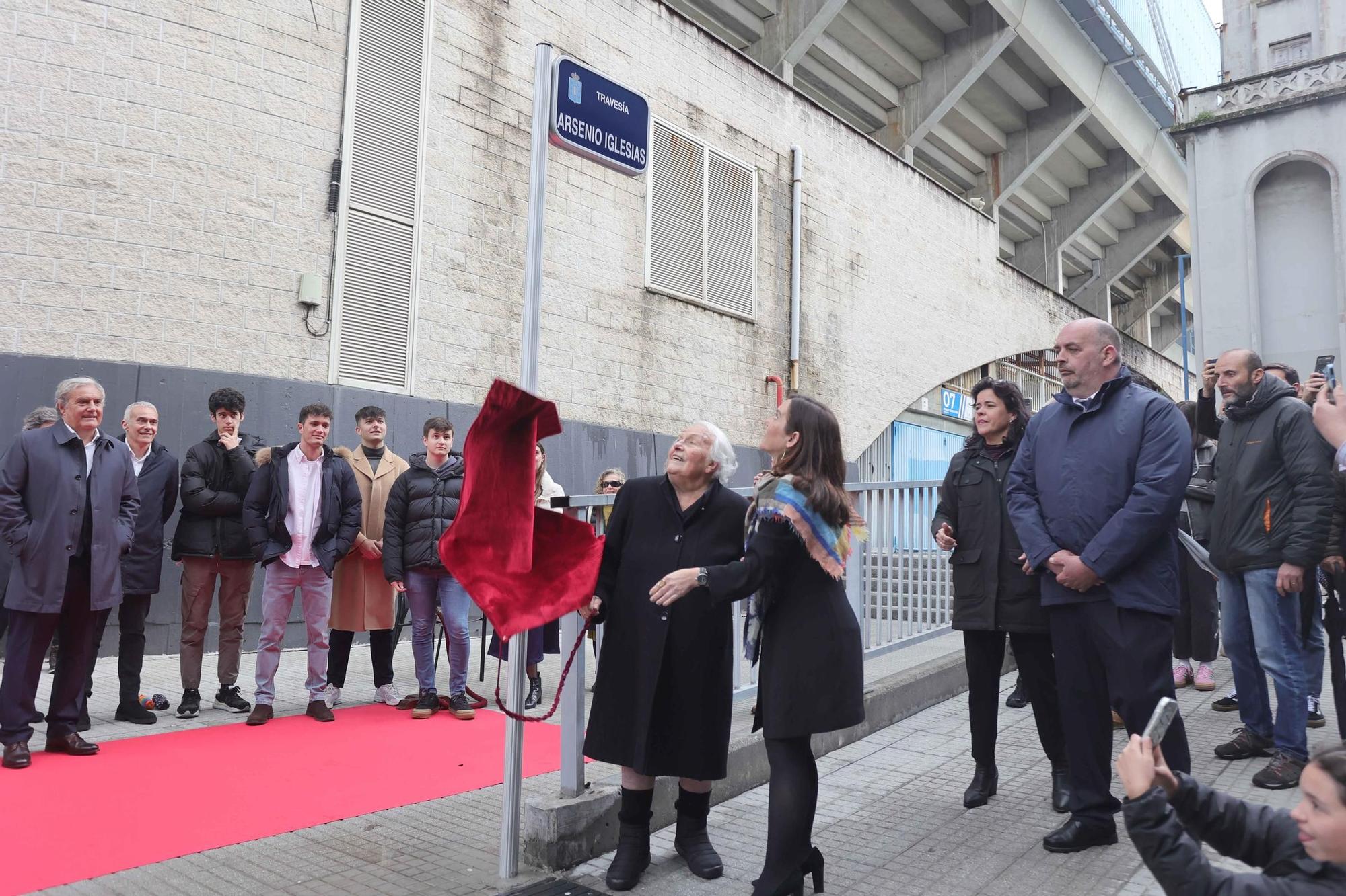 A Coruña inaugura la travesía Arsenio Iglesias
