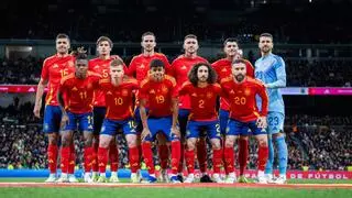 Alineación de España contra Andorra para el partido amistoso de preparación para la Eurocopa 2024