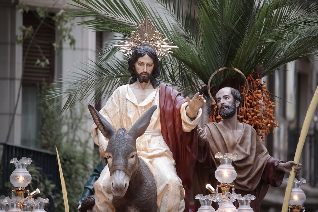 Así fue la procesión de la Esperanza este Domingo de Ramos en Murcia