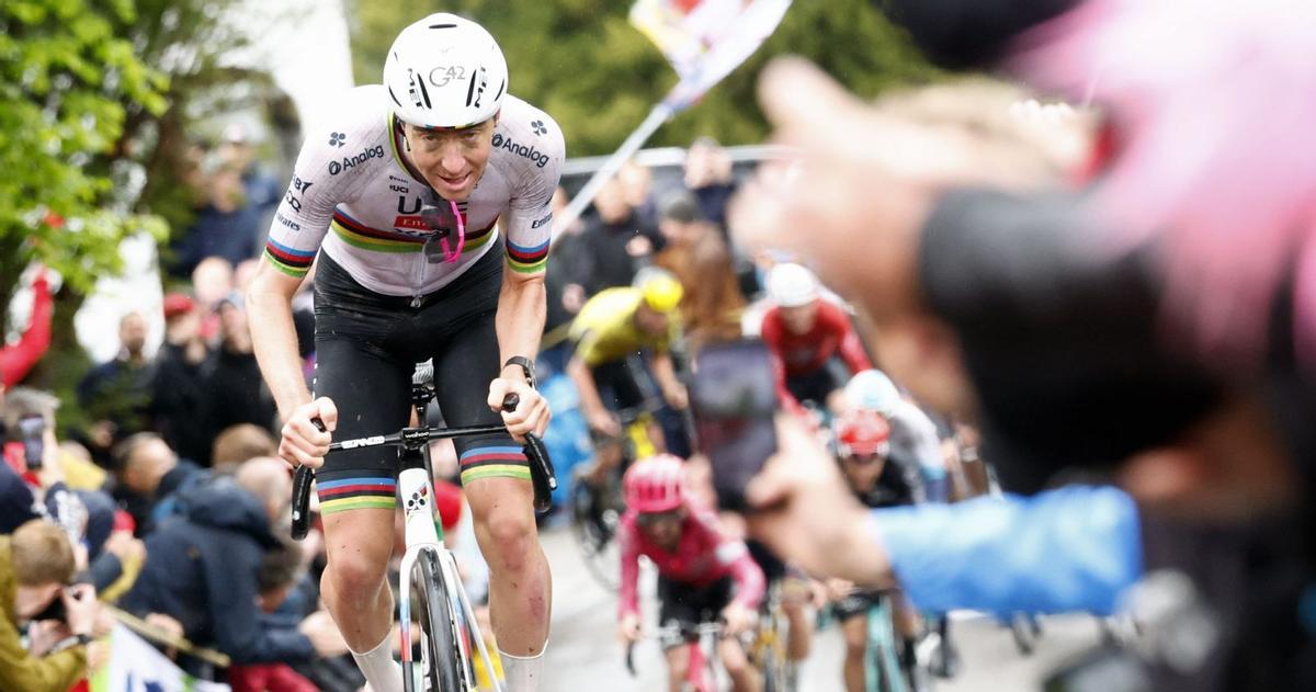 Pogacar, l’únic que sempre guanya sobre una bici