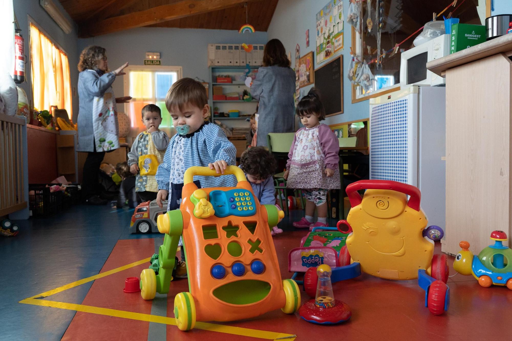 GALERÍA| Los niños de la escuela infantil de Villaralbo