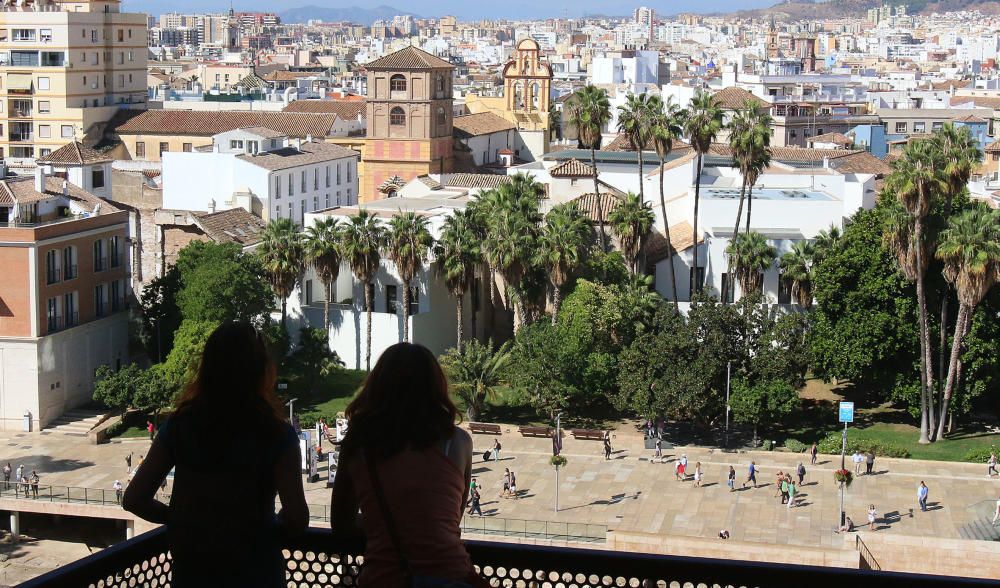 El nuevo mirador de la Alcazaba ya se puede visitar.