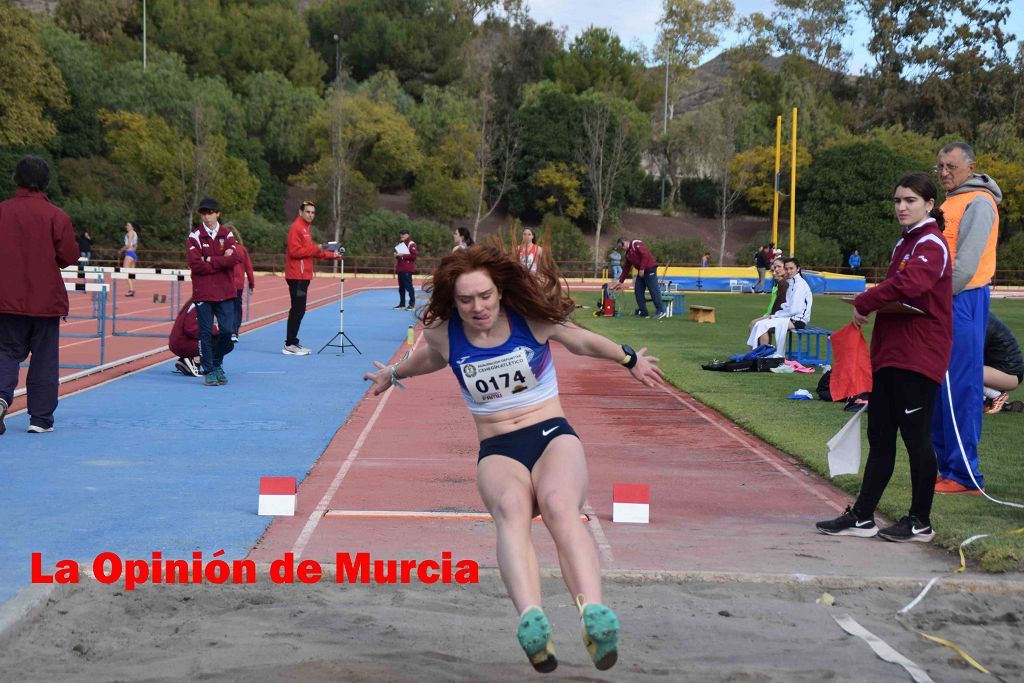 Regional absoluto y sub-23 de atletismo en Lorca (I)