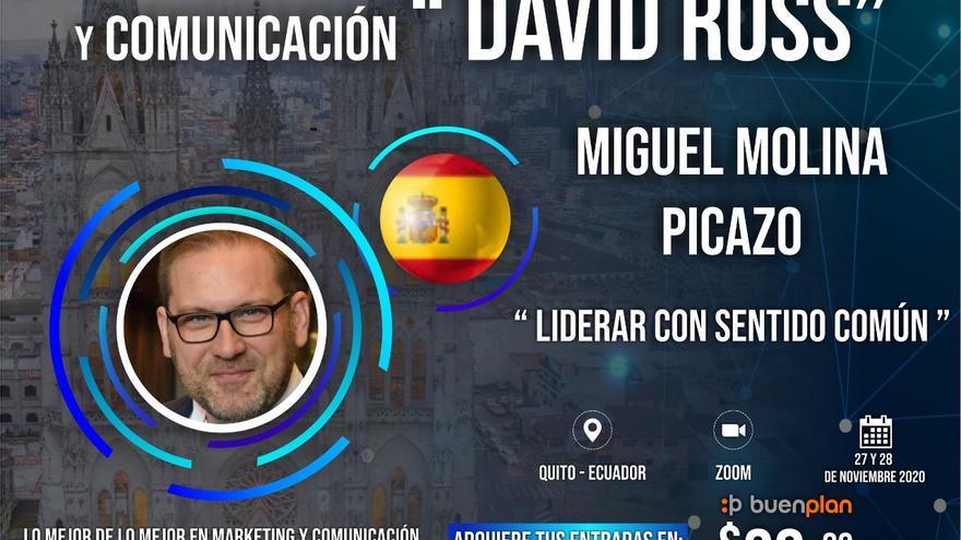 El periodista Miguel Molina, representante español en un foro internacional de liderazgo