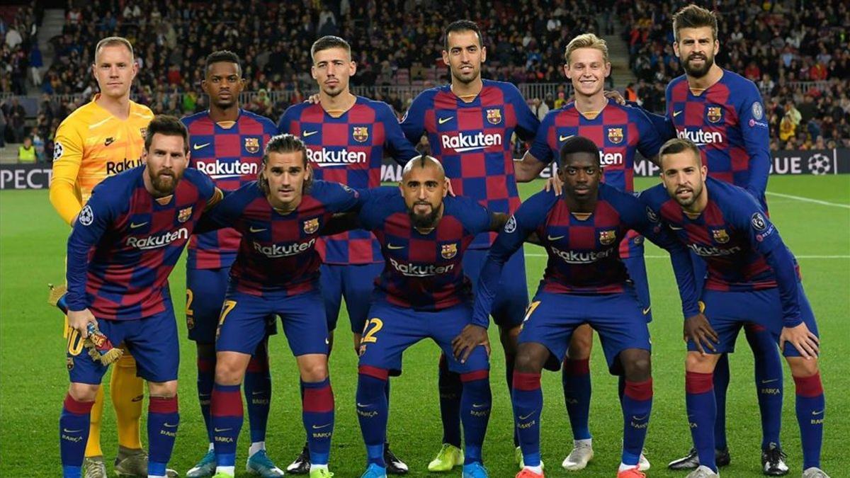 La alineación del Barça ante el Slavia