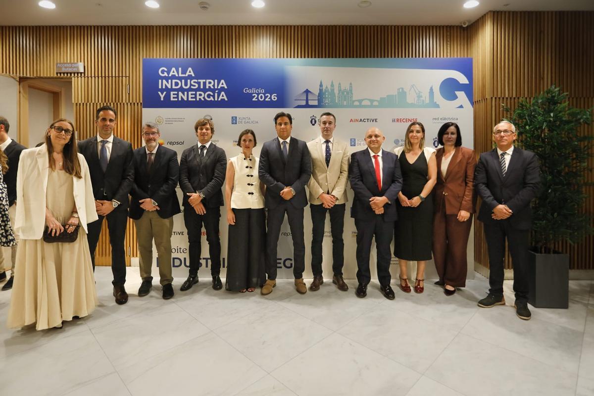 Galardonados en los Premios de Industria y Energía de Galicia 2026
