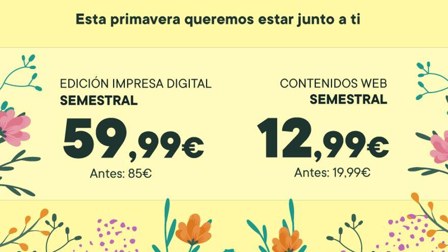 ¡Esta primavera queremos estar junto a ti! Suscríbete a Diario de Ibiza desde 12,99 euros