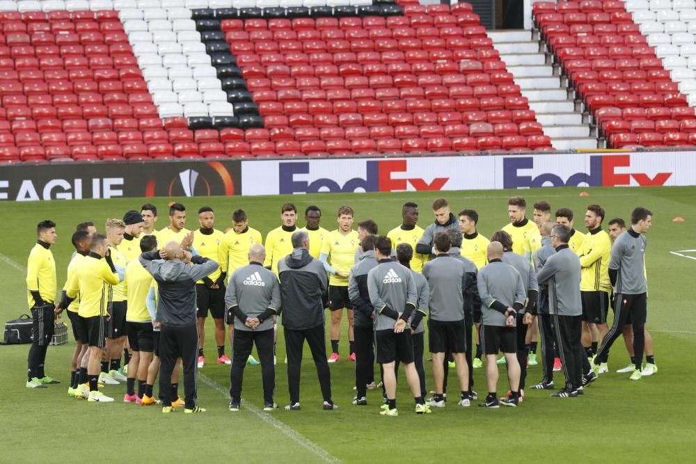 El Celta y su afición ya conocen Old Trafford