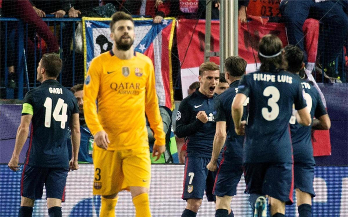 El Atlético eliminó al Barcelona