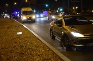 Una motorista muere al ser alcanzada por una furgoneta en la autopista de Llucmajor