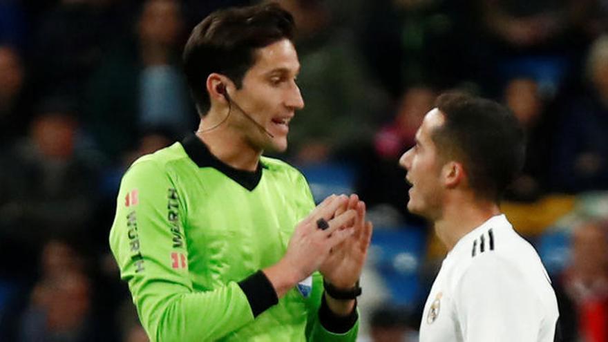 Munuera Montero en el Bernabéu.