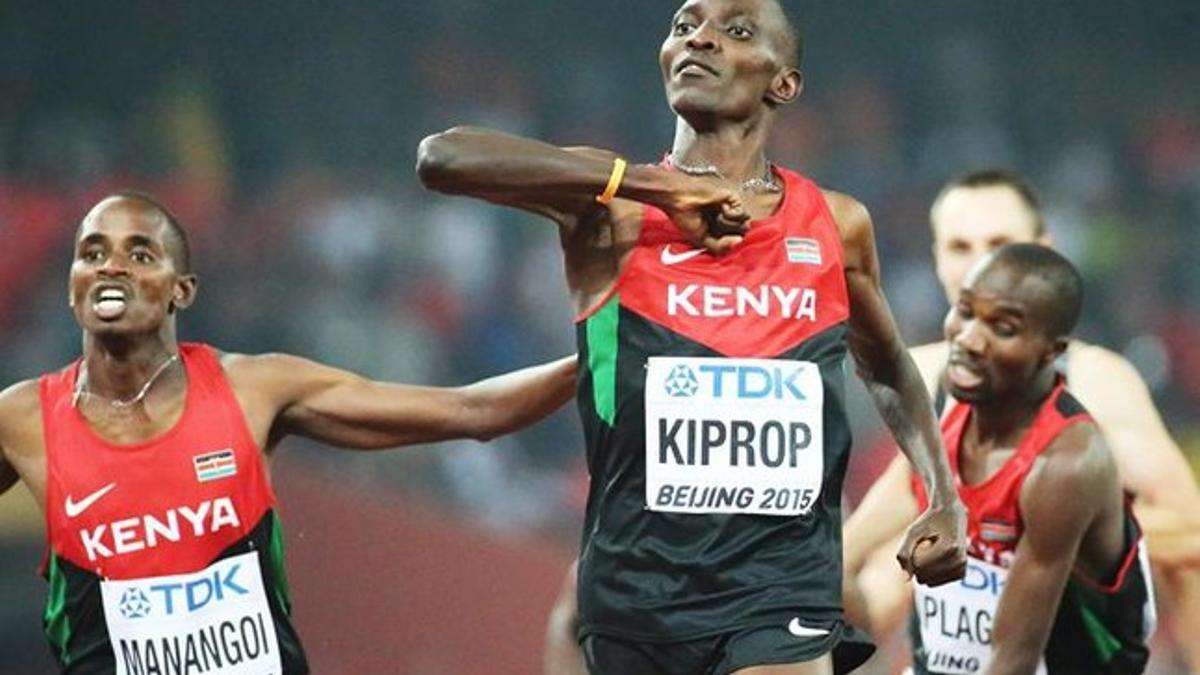 Asbel Kiprop consiguó una victoria imperial en los 1.500 metros