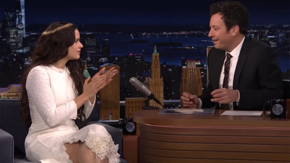 Rosalía y Jimmy Fallon