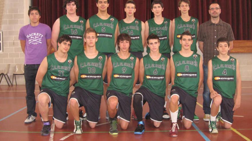 Bàsquet El Tecnigas Sant Narcís, campió cadet