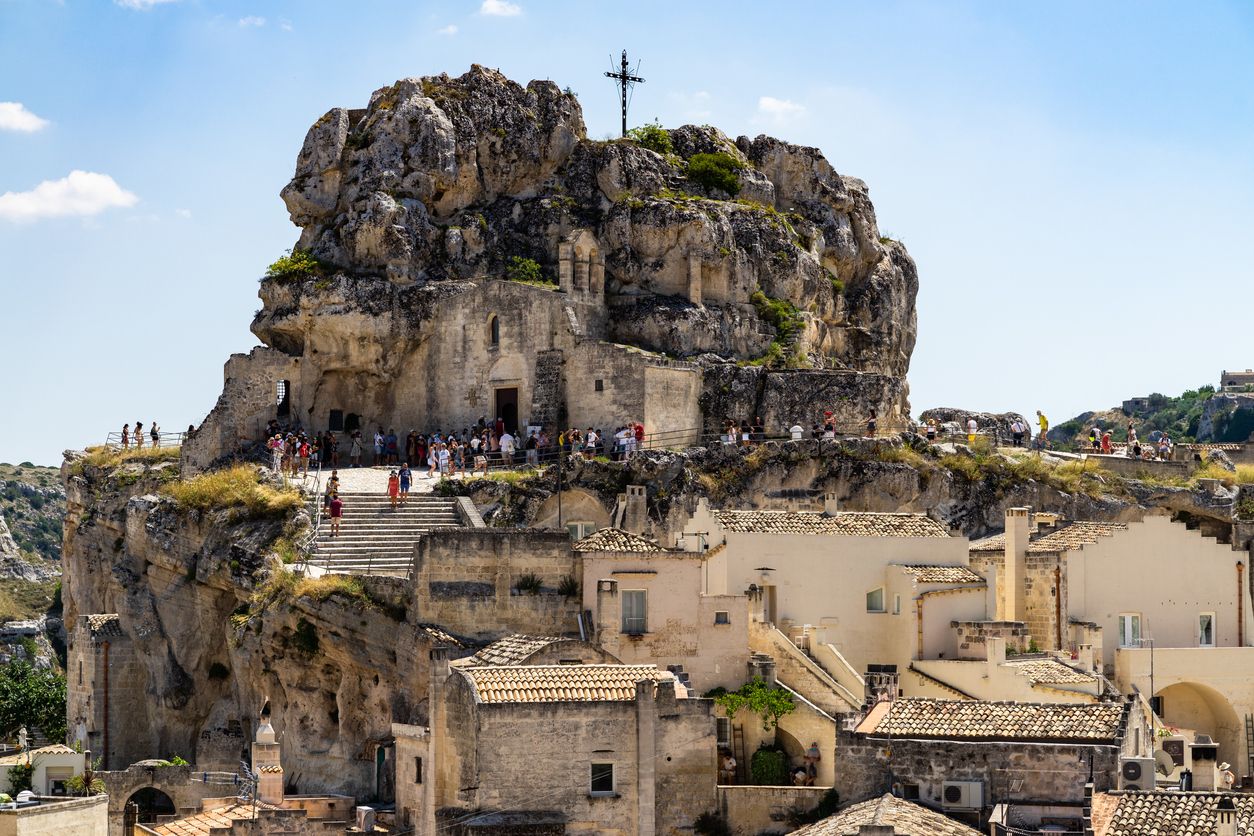 La antigua iglesia de Santa Maria De Idris, Matera, Basilicata, Italia
