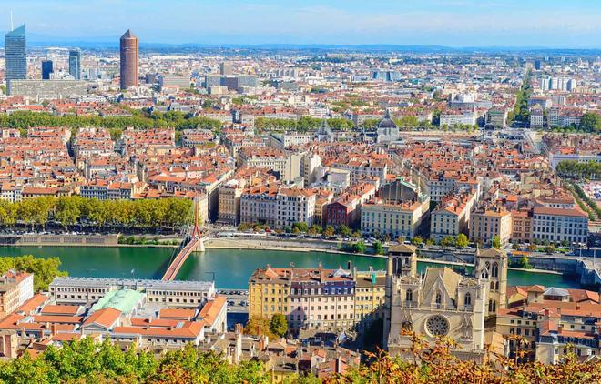 Vista panorámica de Lyon