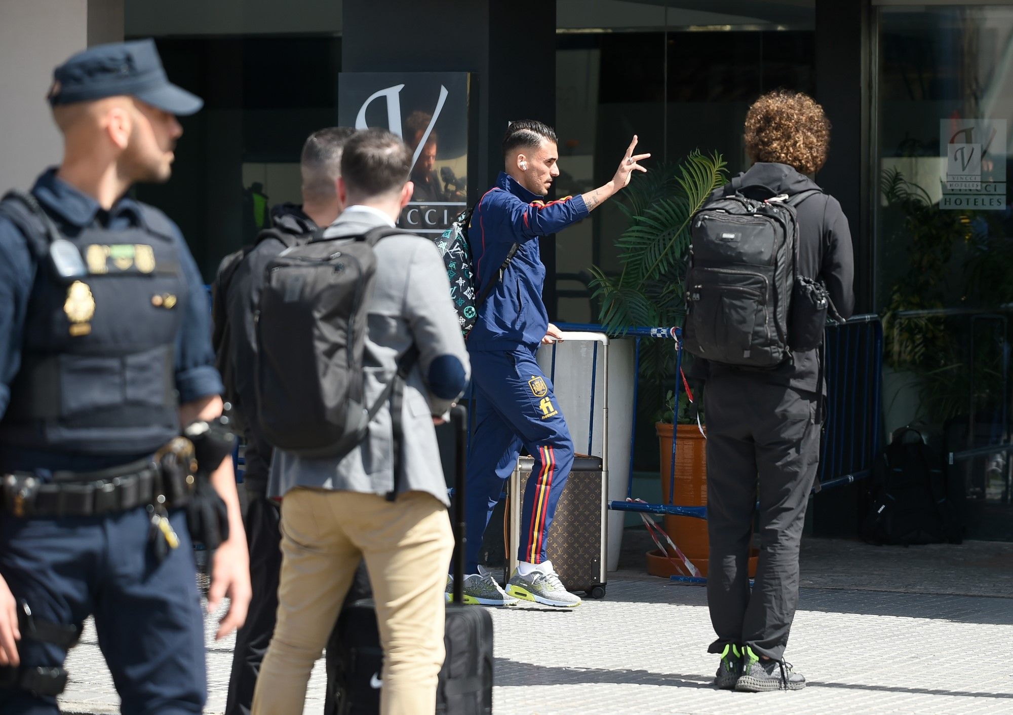 La Selección Española de fútbol llega a Málaga