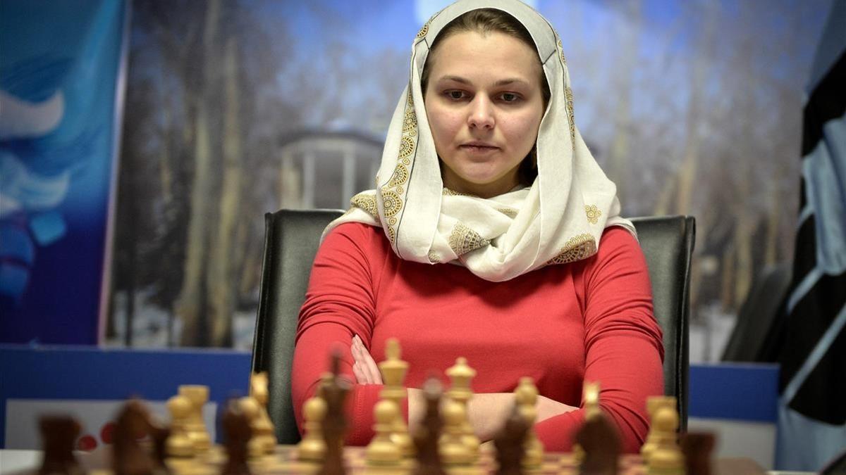 Anna Muzychuk, el pasado mes de marzo en Irán.