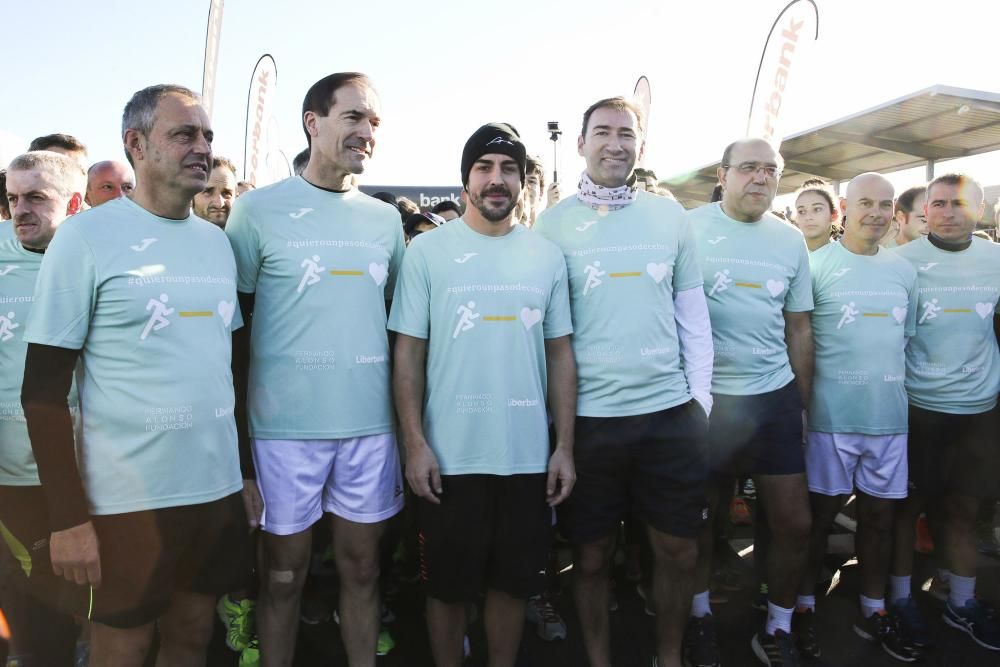 Carrera benéfica de Fernando Alonso en Llanera