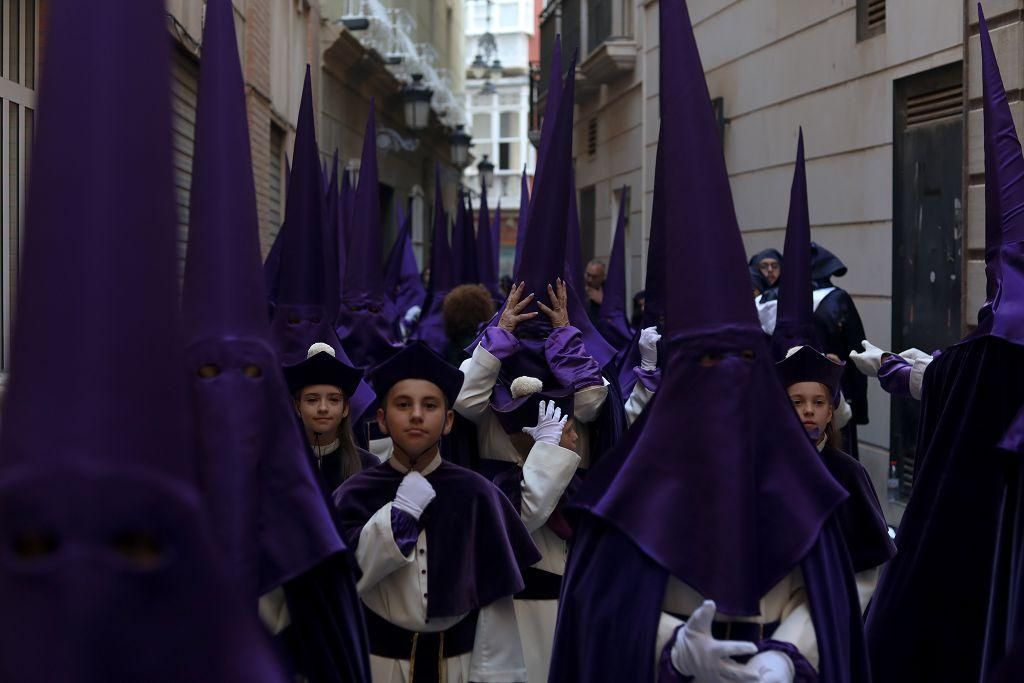 Procesión del Santo Entierro este Viernes Santo en Cartagena, en imágenes