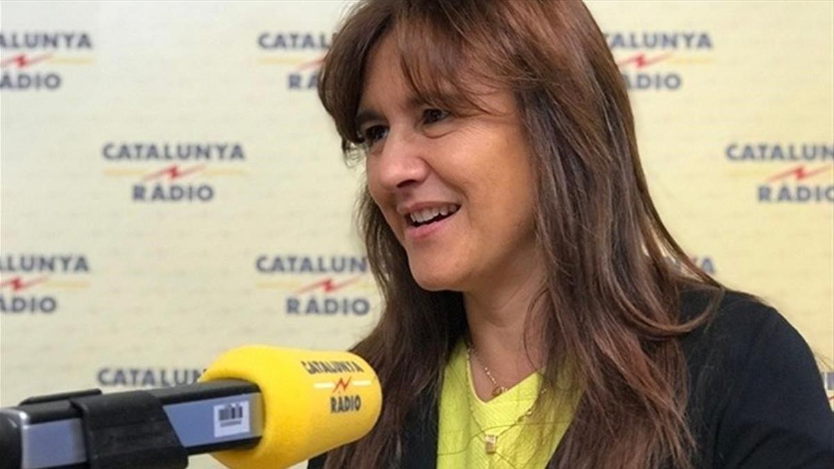 La portavoz de JxCat en el Congreso Laura Borràs, el 12 de diciembre del 2019