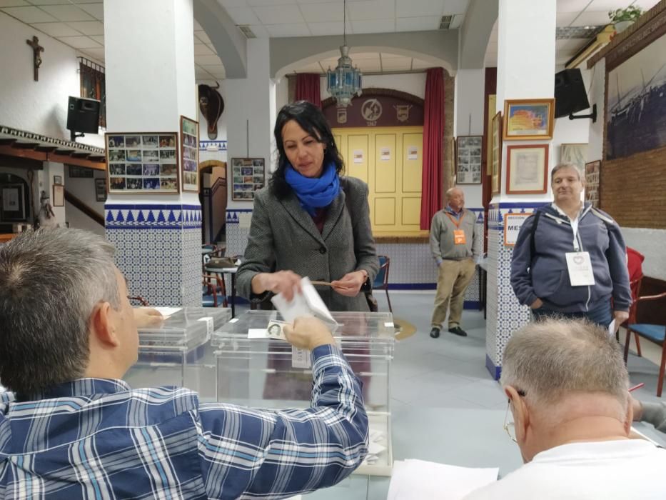 Eva García Sempere, en la peña El Palustre