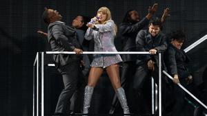 US singer Taylor Swift performs in Lisbon