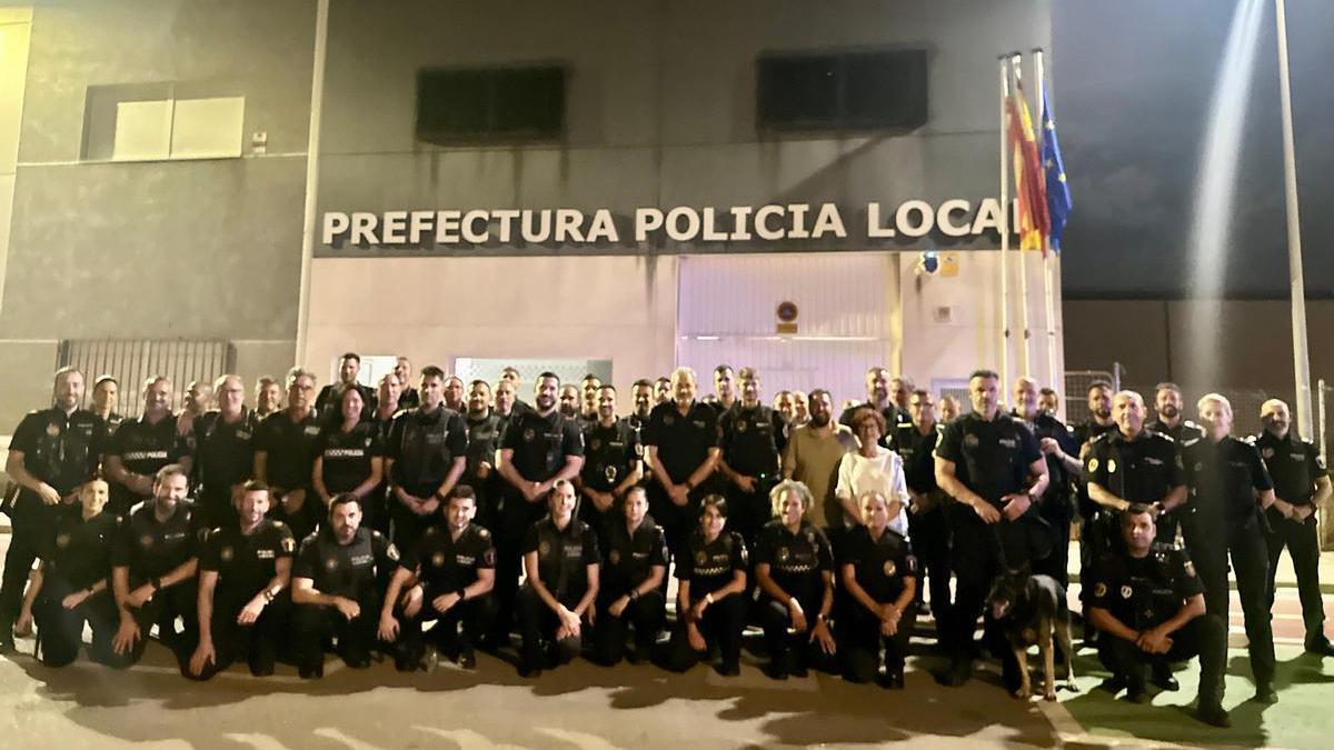 Policía Local de Rafelbunyol, en una imagen de archivo.