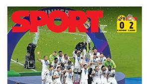 Esta es la portada SPORT de hoy, domingo 2 de junio de 2024