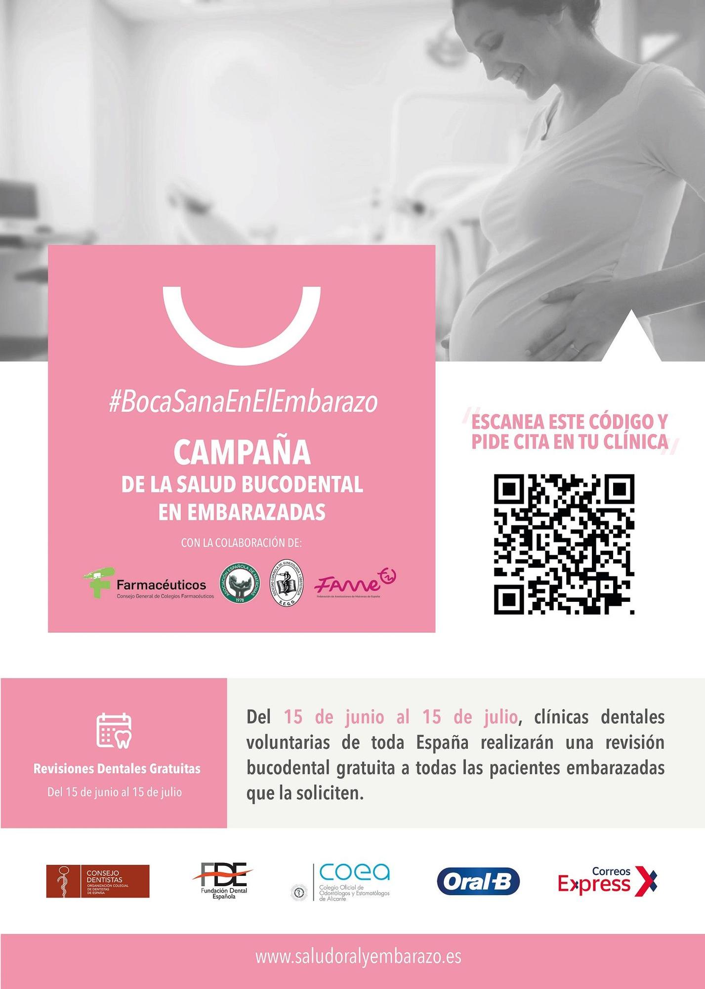 Cartel de la IV Campaña Salud Oral y Embarazo