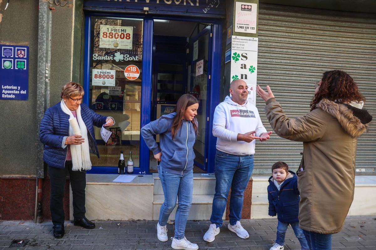 Celebraciones por el sorteo de El Niño