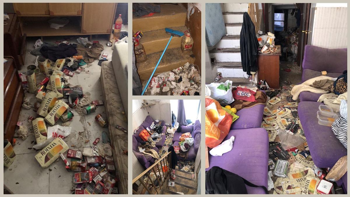 Vídeo: Desalojan a los okupas de una casa en Onda y la dejan hecha un basurero