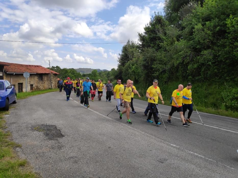 Los trabajadores de Alcoa, camino de Oviedo