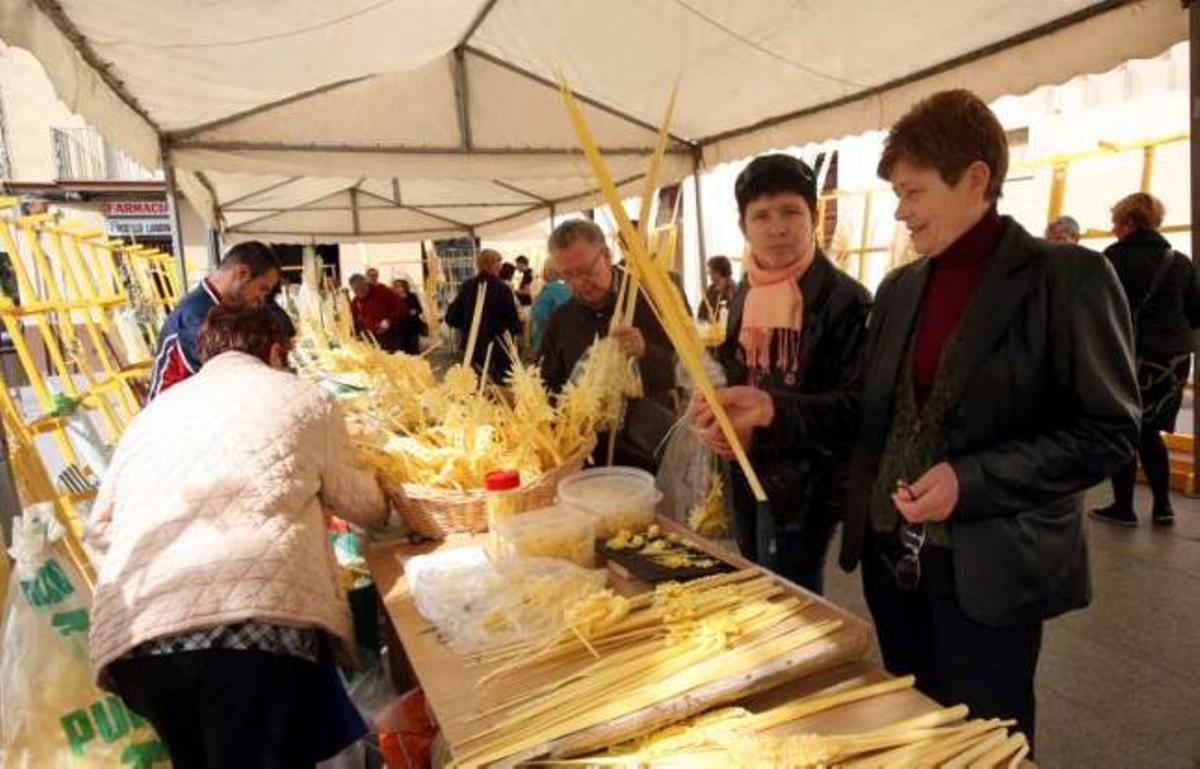 Los puestos de venta de palma volverán a Elche.