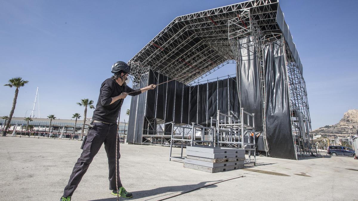 Muelle 12, un espacio al aire libre para la cultura en Alicante