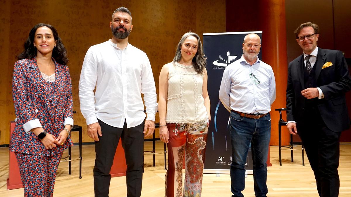 Amayra Peñate, David Crespo, Laura Vega, José María Montes y Tilman Kuttenkeuler