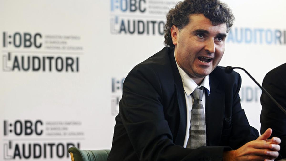 Imagen de archivo de la presentación de Oriol Pérez Treviño como nuevo director del Auditori