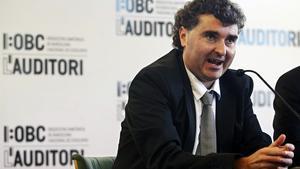 Imatge d’arxiu de la presentació d’Oriol Pérez Treviño com a nou director de l’Auditori.