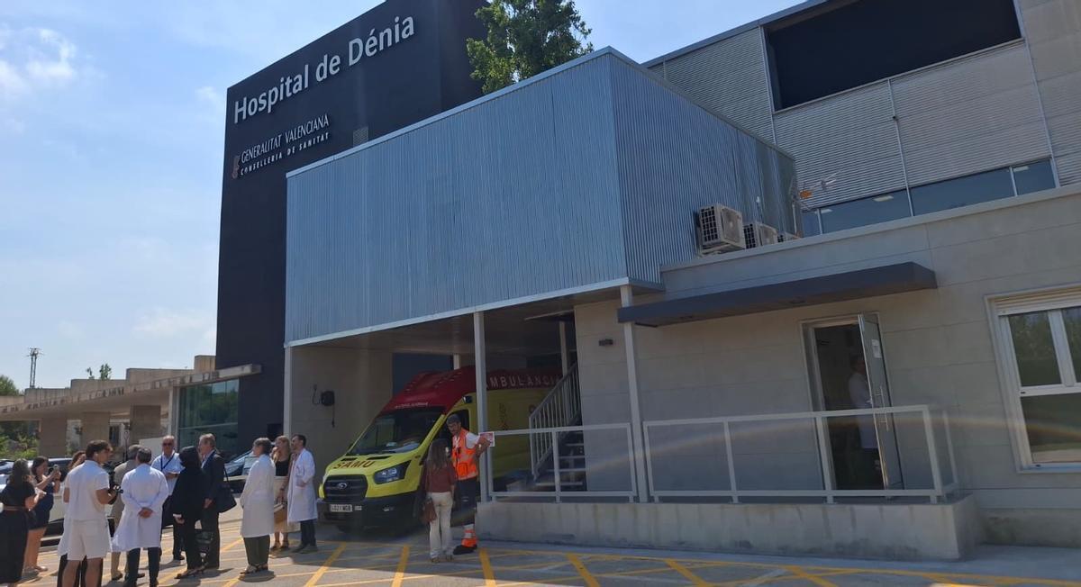 Así es la nueva base del SAMU en el hospital de Dénia