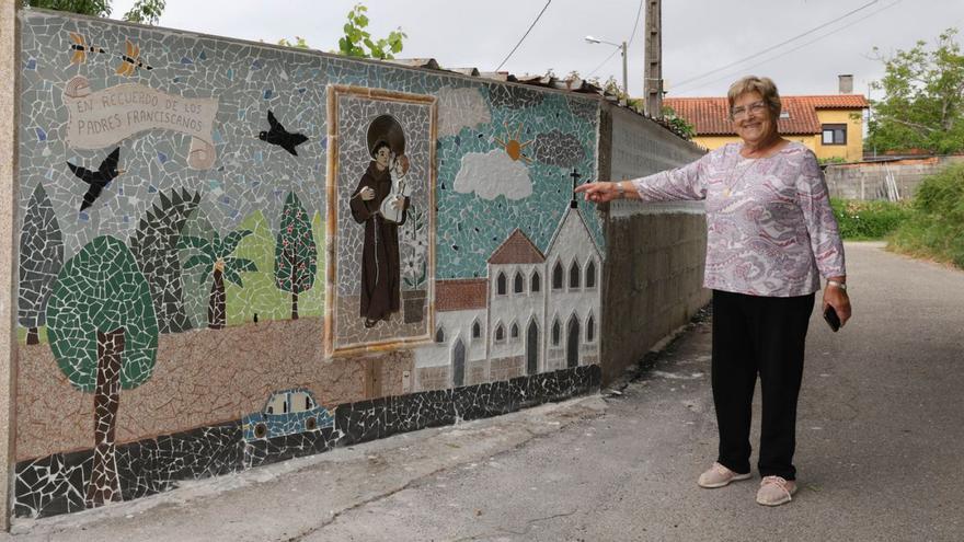 Homenaje a los franciscanos en Vilariño