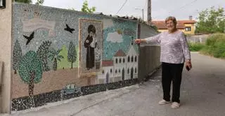 Un mosaico en homenaje a los franciscanos en Vilariño