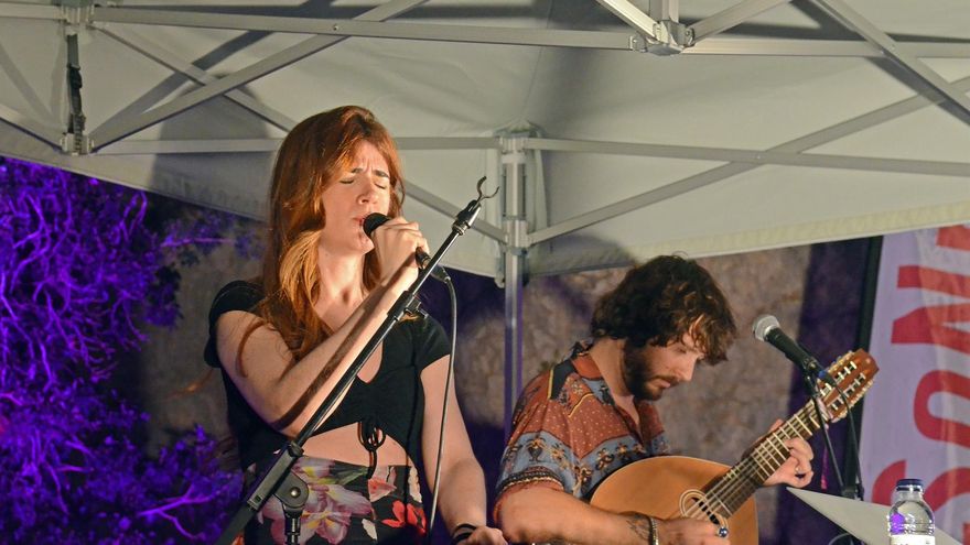 María Rodés e Idoipe en el concierto del sábado en el Sonna.
